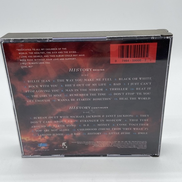 Michael Jackson History Past, Present and Future 2 Compact Disc Set - Picture 7 of 11